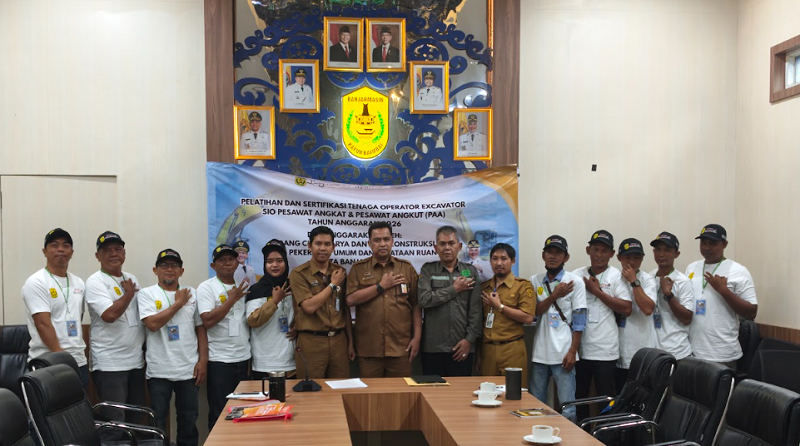 BIDANG CIPTA KARYA DAN JASA KONSTRUKSI GELAR PELATIHAN DAN SERTIFIKASI TENAGA OPERATOR EXACATOR TAHUN ANGGARAN 2026